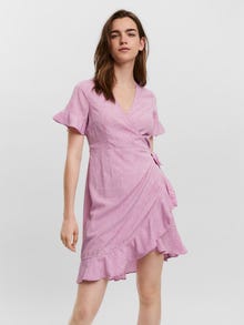 Vero Moda VMHENNA Korte jurk -Smoky Grape - 10217974