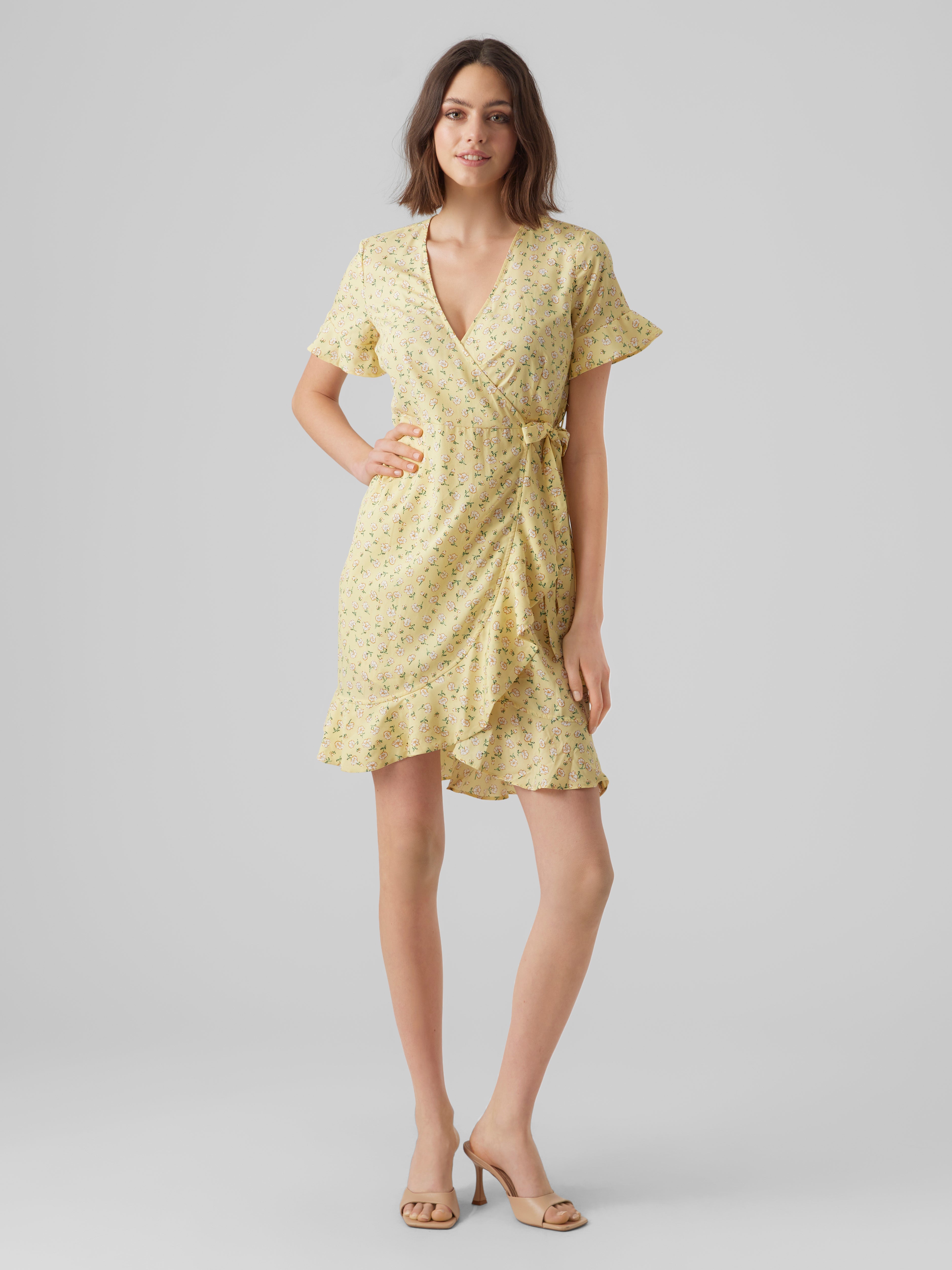 Vero moda cheap lemon dress