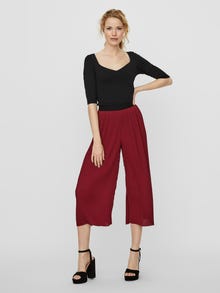 Vero Moda VMYOLU Pantalones -Tibetan Red - 10218136
