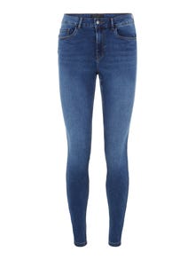 Vero Moda VMSEVEN Mid rise Slim fit Jeans -Medium Blue Denim - 10218463