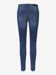 Vero Moda VMSEVEN Taille moyenne Slim Fit Jeans -Medium Blue Denim - 10218463