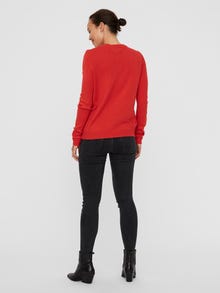 Vero Moda VMELFIE Pullover -High Risk Red - 10219213
