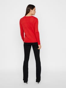 Vero Moda VMELFIE Pullover -Chinese Red - 10219213