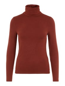 Vero Moda VMAVA Košeľa -Madder Brown - 10219220