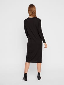 Vero Moda VMGAVA Dlouhé šaty -Black - 10219295