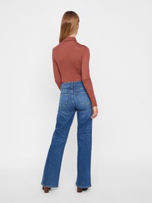Vero Moda VMCLARA T-Shirt -Mahogany - 10219317