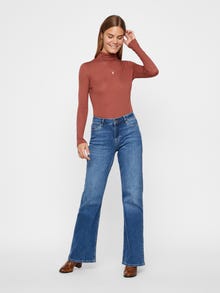 Vero Moda VMCLARA T-Shirt -Mahogany - 10219317