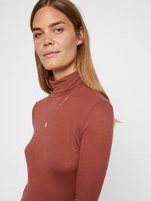 Vero Moda VMCLARA T-Shirt -Mahogany - 10219317