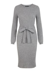 Vero Moda VMSVEA Kurzes Kleid -Medium Grey Melange - 10219571