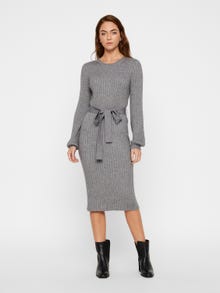 Vero Moda VMSVEA Kort kjole -Medium Grey Melange - 10219571
