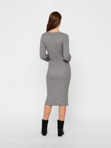 Vero Moda VMSVEA Kort klänning -Medium Grey Melange - 10219571