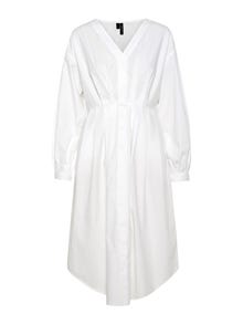 Vero Moda VMMARLEY Kort klänning -Bright White - 10220838