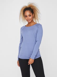 Vero Moda VMNELLIE Pullover -Blue Ice - 10220902