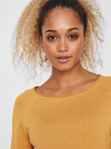 Vero Moda VMNELLIE Pullover -Amber Gold - 10220902