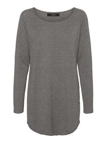 Vero Moda VMNELLIE Pullover -Medium Grey Melange - 10220902
