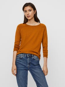 Vero Moda VMNELLIE Pullover -Buckthorn Brown - 10220902