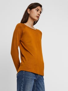 Vero Moda VMNELLIE Pullover -Buckthorn Brown - 10220902