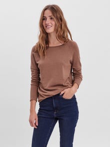 Vero Moda VMNELLIE Pullover -Woodsmoke - 10220902