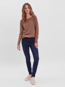 Vero Moda VMNELLIE Pullover -Woodsmoke - 10220902