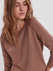 Vero Moda VMNELLIE Pullover -Woodsmoke - 10220902