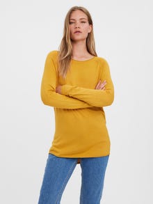 Vero Moda VMNELLIE Pullover -Golden Yellow - 10220902