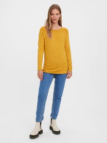 Vero Moda VMNELLIE Pullover -Golden Yellow - 10220902