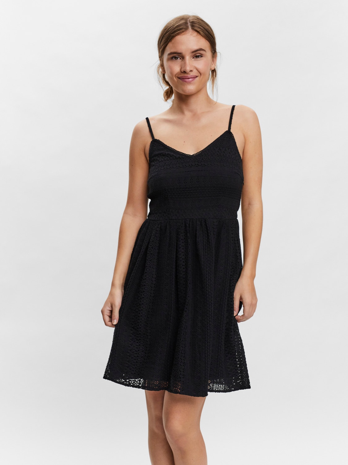 Vero Moda VMHONEY Krótka sukienka -Black - 10220925