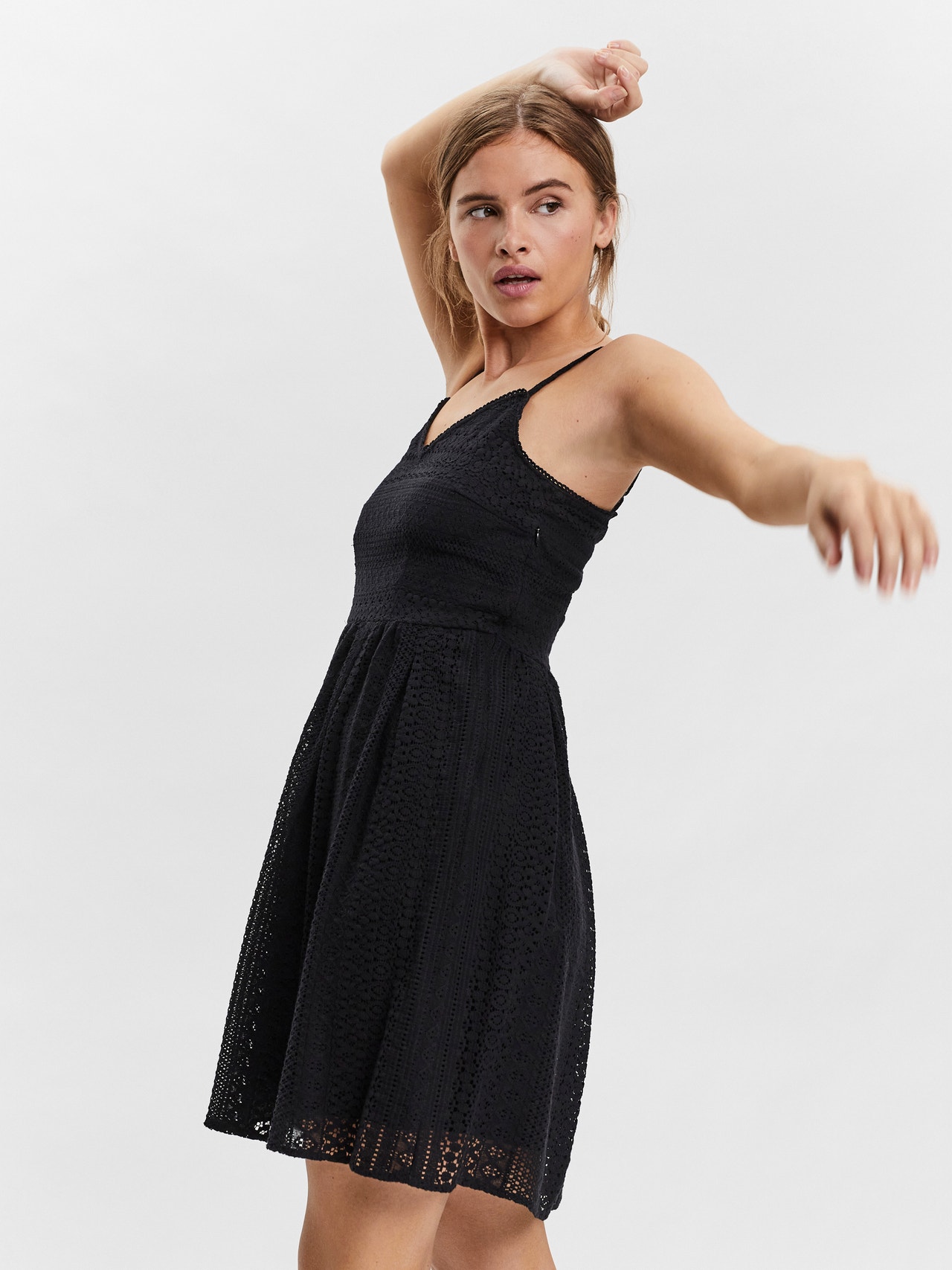 Vero Moda VMHONEY Kort kjole -Black - 10220925