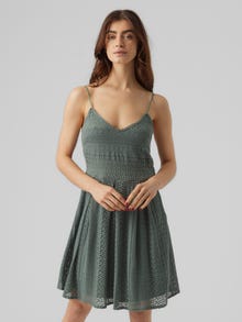 Vero Moda VMHONEY Kort klänning -Laurel Wreath - 10220925
