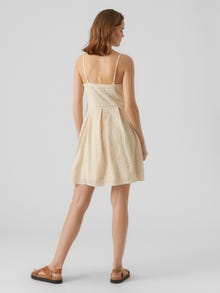 Vero Moda VMHONEY Korte jurk -Sandshell - 10220925