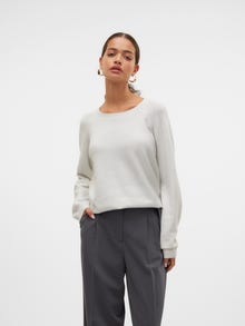 Vero Moda VMDOFFYSHINE Sweter -Snow White - 10221006