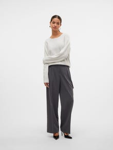 Vero Moda VMDOFFYSHINE Sweter -Snow White - 10221006