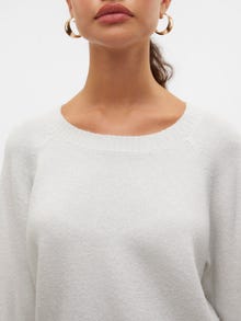 Vero Moda VMDOFFYSHINE Sweter -Snow White - 10221006