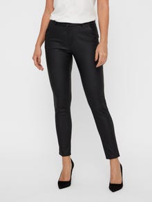 Vero Moda VMLEAH Srednje visok pas Hlače -Black - 10221336
