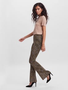 Vero Moda VMKAMMA Mid waist Trousers -Dark Olive - 10221559