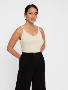 Vero Moda VMSAGI Camisetas de tirantes -Birch - 10221797