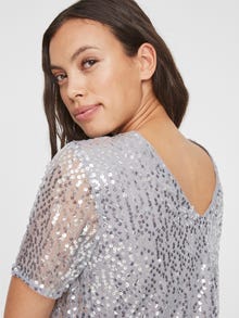 Vero Moda VMDAISY T-Shirt -Silver Sconce - 10222057