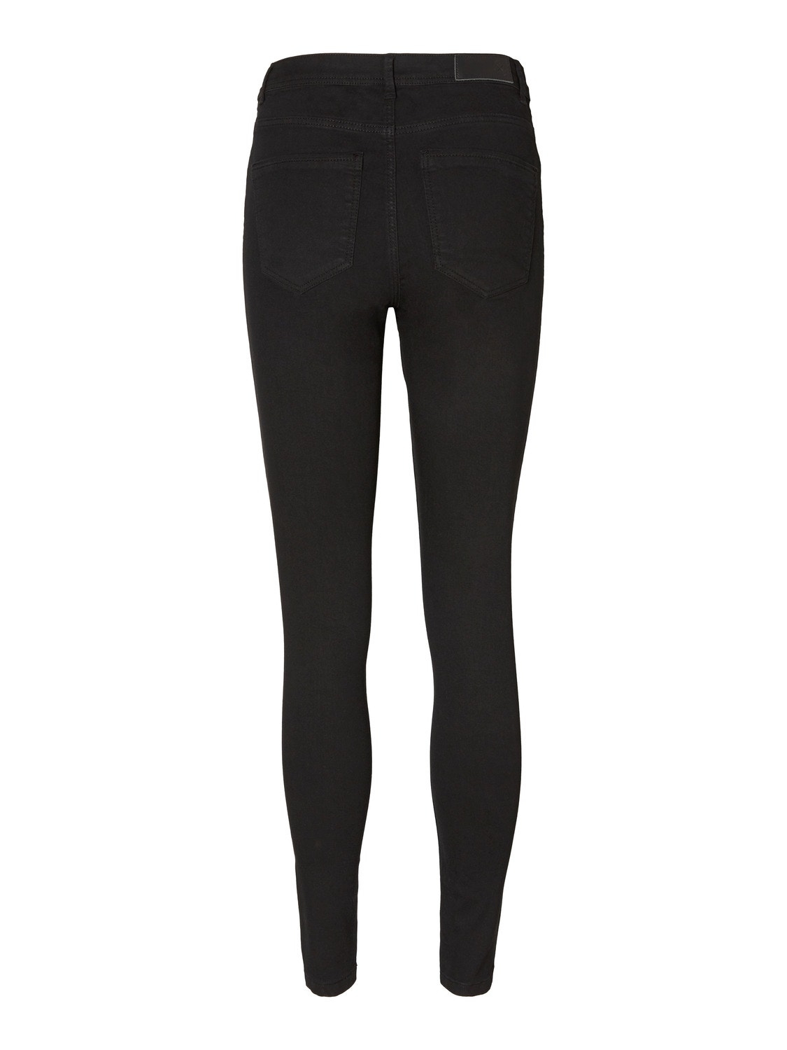 Vero Moda VMTANYA Taille moyenne Skinny Fit Jeans -Black - 10222154