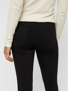 Vero Moda VMTANYA Taille moyenne Skinny Fit Jeans -Black - 10222154