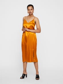 Vero Moda VMCHRISTAS Langes Kleid -Sudan Brown - 10222289