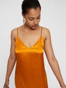 Vero Moda VMCHRISTAS Langes Kleid -Sudan Brown - 10222289