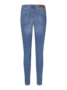 Vero Moda VMTANYA Medelhög midja Skinny Fit Jeans -Medium Blue Denim - 10222531