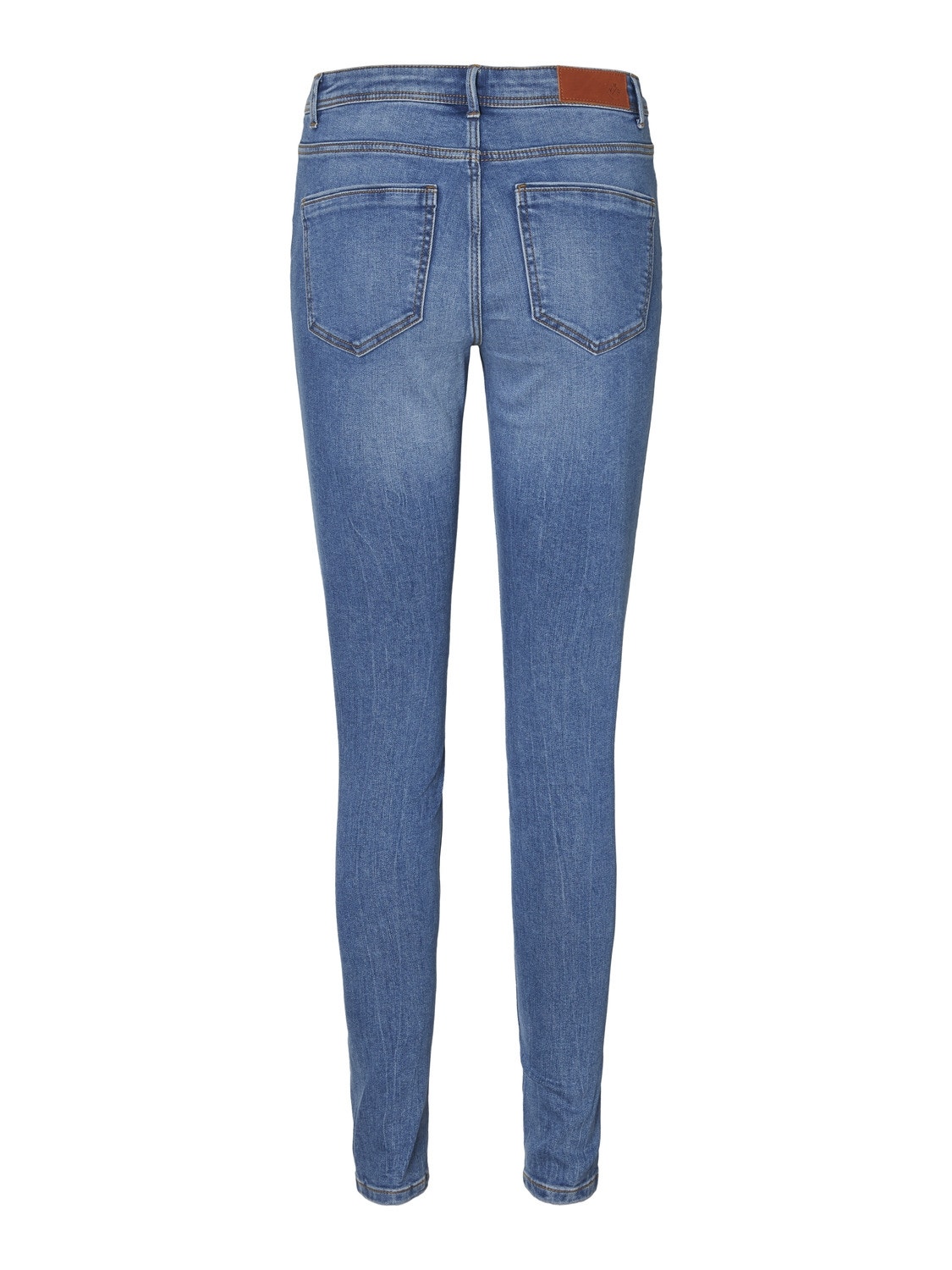 Vero Moda VMTANYA Vita media Skinny Fit Jeans -Medium Blue Denim - 10222531