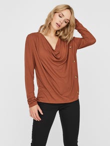 Vero Moda VMFIRENZEHONIE T-shirts -Tortoise Shell - 10222963