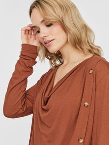 Vero Moda VMFIRENZEHONIE T-shirts -Tortoise Shell - 10222963