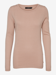 Vero Moda VMMINNIECARE Pullover -Sepia Rose - 10223540