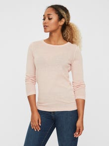 Vero Moda VMMINNIECARE Pullover -Sepia Rose - 10223540