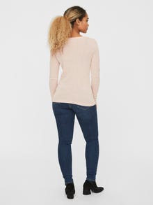 Vero Moda VMMINNIECARE Pullover -Sepia Rose - 10223540