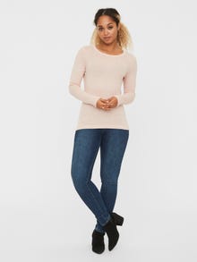 Vero Moda VMMINNIECARE Pullover -Sepia Rose - 10223540