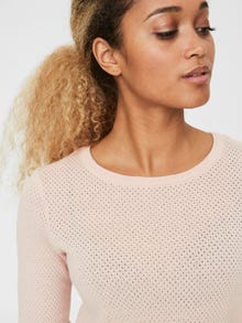 Vero Moda VMMINNIECARE Pullover -Sepia Rose - 10223540